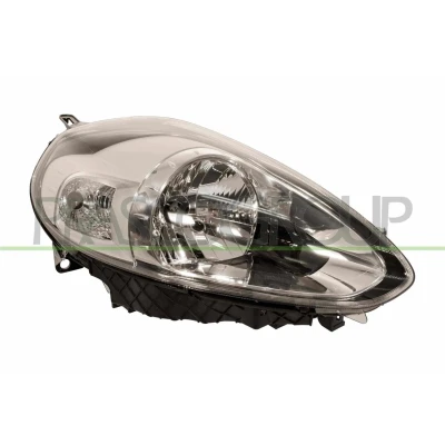 Imagem de PRASCO FT3444903 Farol Principal à direita H4 crómio com motor de regulação do alcance dos faróis FIAT: Punto Evo Hatchback