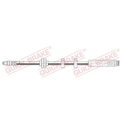 Imagem de QUICK BRAKE 32.968 Mangueira de Travão 395mm M10x1 com rosca interior, exterior FIAT: Punto I Hatchback, Barchetta, LANCIA: Y