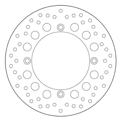 Imagem de BREMBO Disco de travão à frente 276mm 4mm 4 perfurado 68B407C7 Discos
