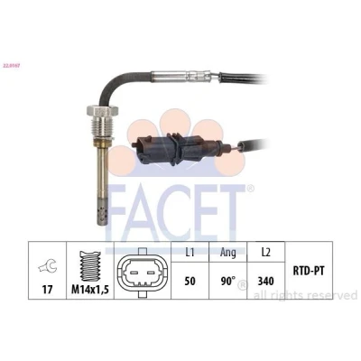 Imagem de FACET 22.0167 Sensor FIAT: 500L