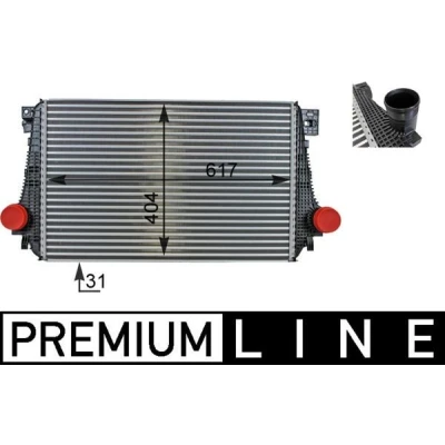 Imagem de MAHLE ORIGINAL CI 27 000P Intercooler