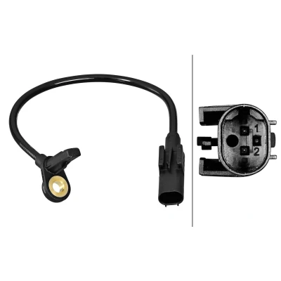 Imagem de HELLA 6PU 358 217 021 Sensor de ABS Hall 2 205 MERCEDES BENZ: Classe ML