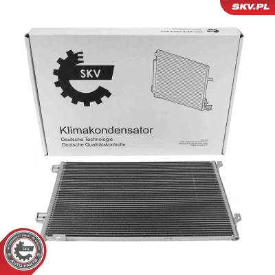 Imagem de ESEN SKV 86SKV558 Condensador sem secador Alumínio 625mm RENAULT: CLIO 2 Kasten,