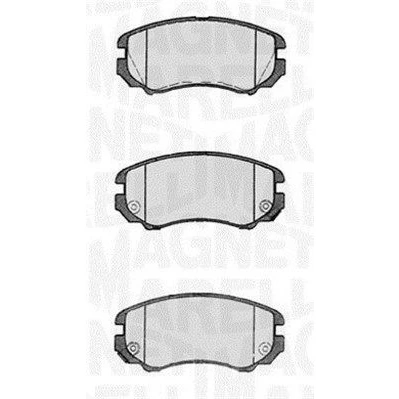 Imagem de MAGNETI MARELLI 363916060277 Jogo de pastilhas para travão disco com avisador sonoro desgaste HYUNDAI: Coupe II, GALLOPER 2, Tucson