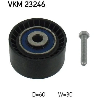 Imagem de SKF VKM 23246 Polia de desvio/de guia, correia dentada PEUGEOT: 206 Hatchback, 106 II Van, CITROËN: Saxo XM I Hatchback