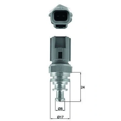 Imagem de MAHLE ORIGINAL TSE 29 Sensor da Temperatura do Líquido de Refrigeração com junta FORD: MONDEO 2 Kombi, FIESTA 6, Ecosport Mk2, VOLVO: V50
