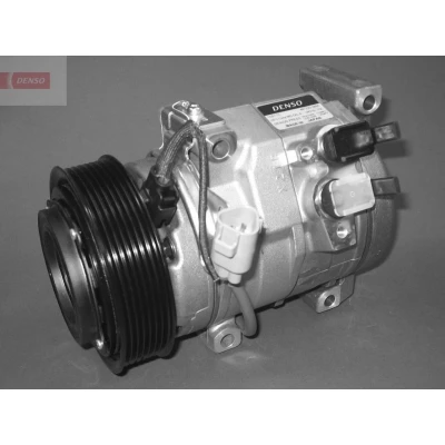 Imagem de DENSO DCP50081 Compressor 10S17C 12 PAG 46 R 134a com embraiagem magnética