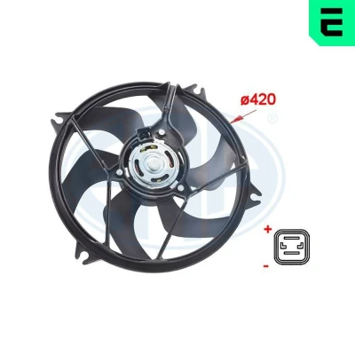 Imagem de ERA 352042 Ventilador de Radiador 387 12 CITROËN: Jumpy I Van, Xsara Picasso, PEUGEOT: Partner Van