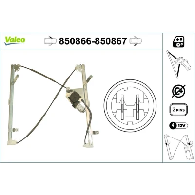 Imagem de Elevador vidro valeo 850866