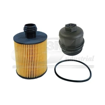 Imagem de 3RG Filtro de óleo com junta Cartucho filtrante FIAT: 500 Hatchback, Tipo Grande Punto OPEL: Corsa D Hatchback 98404