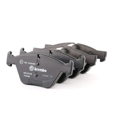 Imagem de BREMBO P 06 040 Jogo de pastilhas para travão disco preparado indicador aviso desgaste com grampo do êmbolo sem acessórios BMW: 1 Cabrio