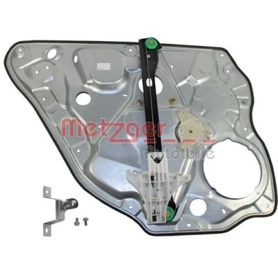 Imagem de Metzger Elevador de vidro traseira direita elétrico com placa aparafusamento sem motor 2160102 VOLKSWAGEN: Polo IV Hatchback