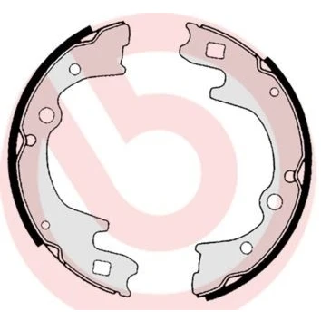 Imagem de BREMBO S 30 515 Maxilas de Travão 220 57 KIA: K2500 Camião plataforma/Chassis