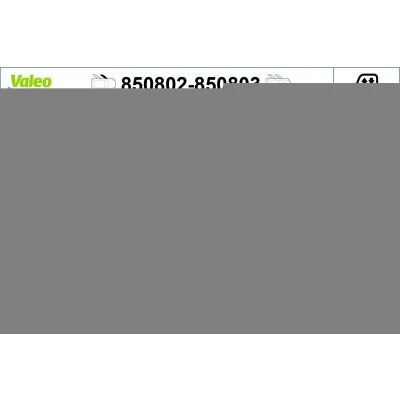 Imagem de Valeo Elevador de vidro à frente, lado esquerdo elétrico sem motor com função conforto 850802 SKODA: Fabia 2