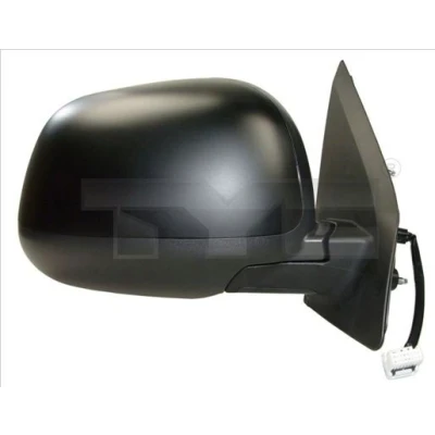 Imagem de Espelho retrovisor Tyc 323 0014 esquerda com subcapa preto para regulação eléctrica dos espelhos, convexo, aquecível MITSUBISHI: Outlander 2 SUV
