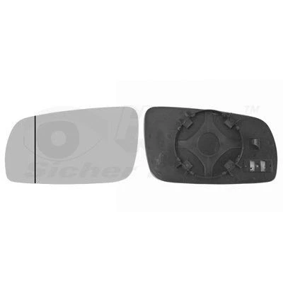 Imagem de VAN WEZEL 7625837 Vidro Espelho esquerda SKODA: Fabia 1 Combi, I Hatchback