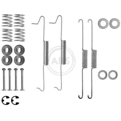 Imagem de Kit de acessórios, maxilas do travão A.B.S. 0623Q