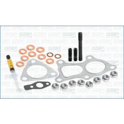 Imagem de AJUSA JTC11196 Kit de montagem, turbocompressor with studs, syringe oil com juntas instruções montagem HYUNDAI: GALLOPER 2