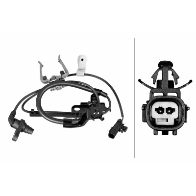 Imagem de HELLA 6PU 358 219 111 Sensor de ABS com grampo Hall 2 1075