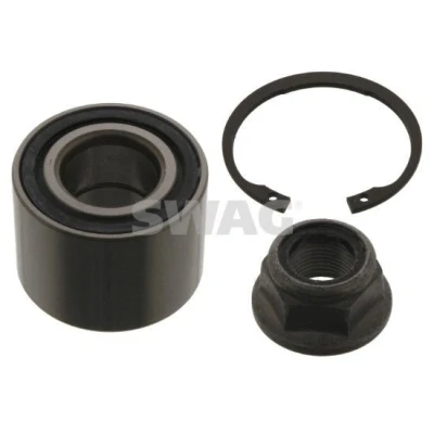 Imagem de SWAG 60 90 5538 Kit de Rolamento roda eixo traseiro esquerdo, direito com porca freio 52 rolos cónicos