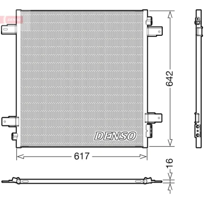 Imagem de DENSO DCN46027 Condensador com secador R 134a