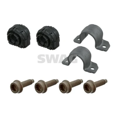 Imagem de SWAG 30 93 9648 Kit de reparação, apoio da barra estabilizadora Eixo traseiro com suporte parafusos VOLKSWAGEN: GOLF 5, 6, Scirocco III