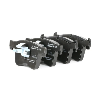 Imagem de BOSCH 0 986 494 487 Jogo de pastilhas para travão disco Baixo teor metálico com grampo do êmbolo, chapa anti ruído BMW: 3 Touring, 4 Gran Coupe