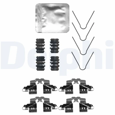 Imagem de DELPHI LX0734 Kit de acessórios, pastilhas travão RENAULT: Clio 4