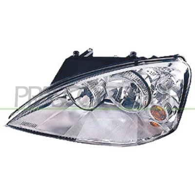 Imagem de PRASCO FD1074904 Farol Principal esquerda H1, H1/H7, H7 amarelo para circulação pela direita com porta lâmpadas FORD: MONDEO 3 Stufenheck,