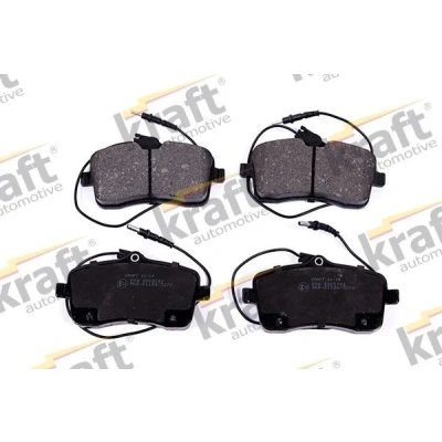 Imagem de KRAFT 6005742 Jogo de pastilhas para travão disco incl. contacto aviso desgaste PEUGEOT: 407 SW, Sedan