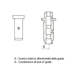 Imagem de Guia de válvula standard METELLI 01 1482