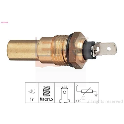 Imagem de EPS 1.830.035 Sensor da Temperatura do Líquido de Refrigeração Made in Italy OE Equivalent