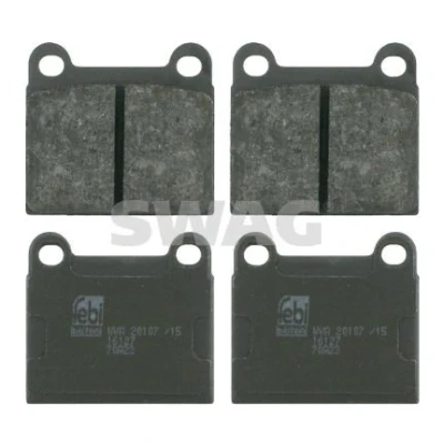 Imagem de SWAG 10 91 6127 Jogo de pastilhas para travão disco Eixo traseiro excl. contacto aviso desgaste MERCEDES BENZ: W123 Sedan, /8 Sedan