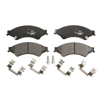 Imagem de TEXTAR 2563201 Jogo de pastilhas para travão disco com avisador sonoro desgaste parafusos pinça acessórios FORD: Ranger Mk3