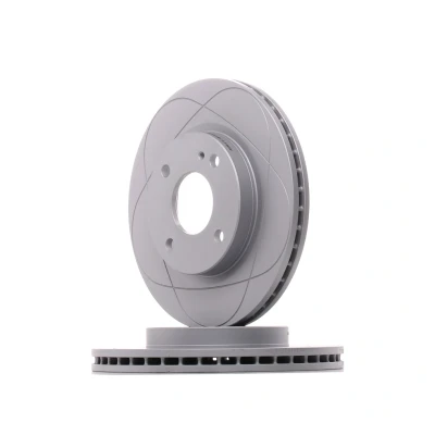 Imagem de ATE 24.0323 0113.1 Disco de travão 258,0 23,0 4 108,0 ventilado revestido alto carbono PowerDisc FORD: FIESTA 6, 6 Van