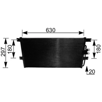 Imagem de MAHLE ORIGINAL AC 217 000S Condensador sem secador 679 VOLKSWAGEN: Transporter 4