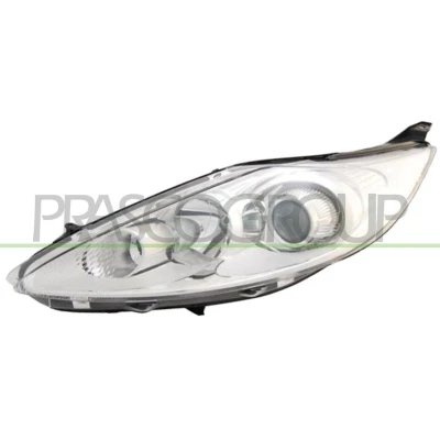 Imagem de PRASCO FD3444914 Farol Principal esquerda H1, H7 crómio com motor de regulação do alcance dos faróis FORD: FIESTA 6
