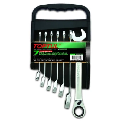 Imagem de Jogo de chaves combinadas TOPTUL 7Stk (8 10 12 13 14 17 19 mm) PROSeries