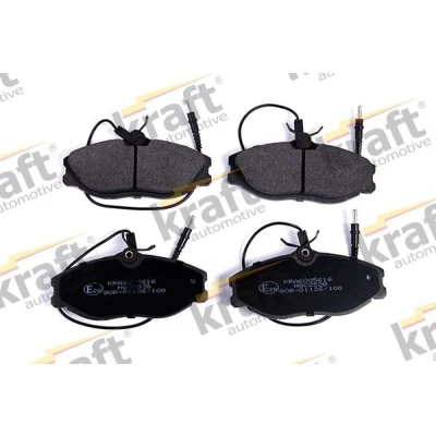Imagem de KRAFT 6005616 Jogo de pastilhas para travão disco Eixo dianteiro incl. contacto aviso desgaste PEUGEOT: 406 Coupe, 306 Hatchback, Sedan