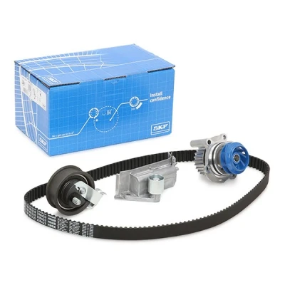 Imagem de SKF VKMC 01936 Bomba de Água + Kit Correia Distribuição com amortecedor tensor, rolo tensor 150 AUDI: A3 Hatchback, A4 B5 Avant, A6 C5 Avant