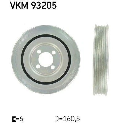 Imagem de Polia de cambota skf vkm93205