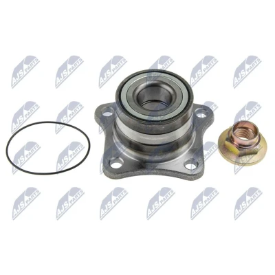 Imagem de NTY KLT TY 031 Kit de rolamento roda Eixo traseiro, traseiro esquerdo, direito com cubo TOYOTA: Corolla VII Liftback