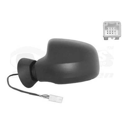 Imagem de Espelho retrovisor Van Wezel 1516807 esquerda completo, convexo, para regulação eléctrica dos espelhos, aquecível DACIA: Logan I MCV