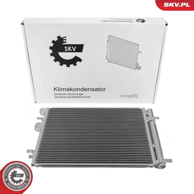 Imagem de ESEN SKV 86SKV113 Condensador com secador Alumínio 538mm HYUNDAI: i20 I Hatchback (PB) 1.4, 1.6, 1.2 LPG, 1.4 2008 2015