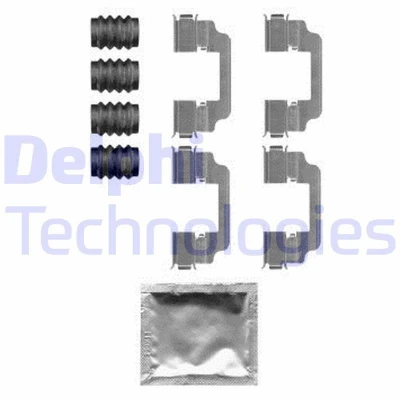Imagem de DELPHI LX0584 Kit de acessórios, pastilhas travão BMW: 5 Touring, Sedan