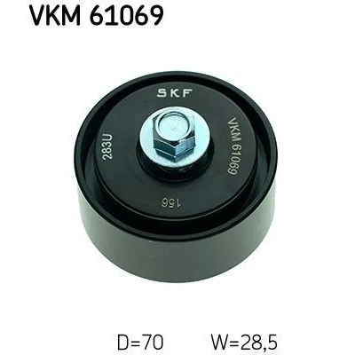Imagem de SKF VKM 61069 Polia de Desvio TOYOTA: Land Cruiser Prado 120, HILUX 3 Pick up
