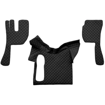 Imagem de F CORE FL13 BLACK Conjunto de tapete chão Couro artificial preto