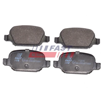 Imagem de FAST FT29162 Jogo de pastilhas para travão disco Eixo traseiro excl. contacto aviso desgaste FIAT: Punto II Hatchback, 500 Hatchback