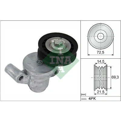 Imagem de INA 534 0705 10 Tensor, correia trapezoidal estriada