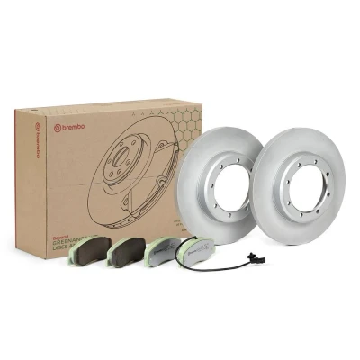 Imagem de BREMBO Kit de travões cheio sem acessórios incl. contacto aviso desgaste KT 10 038